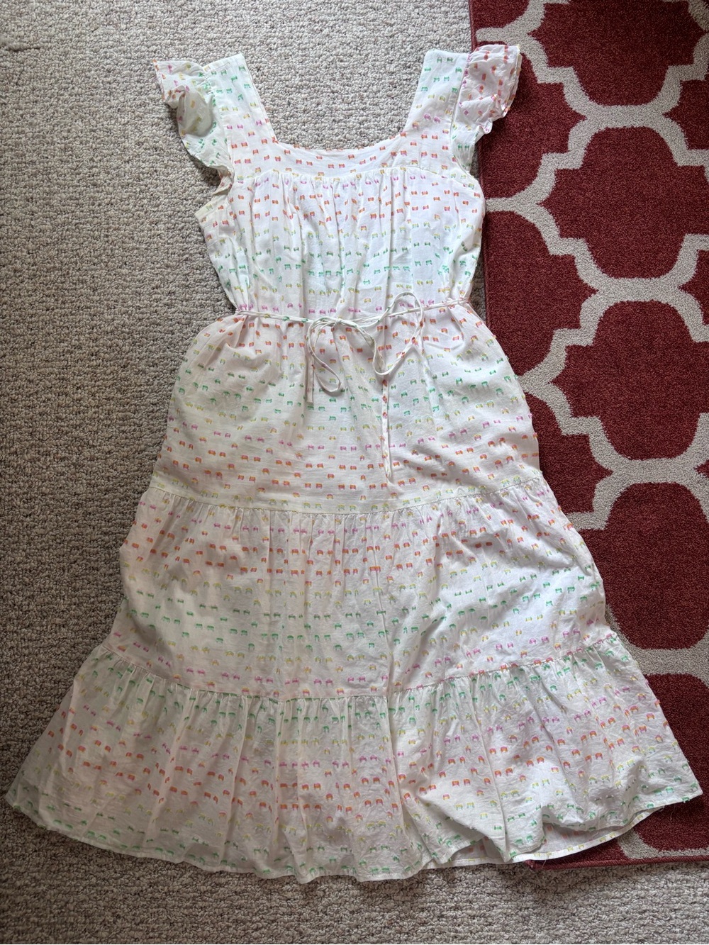 Draper James 100% Cotton White Dress